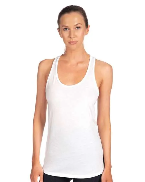 next-level-ideal-racerback-tank-1533 White