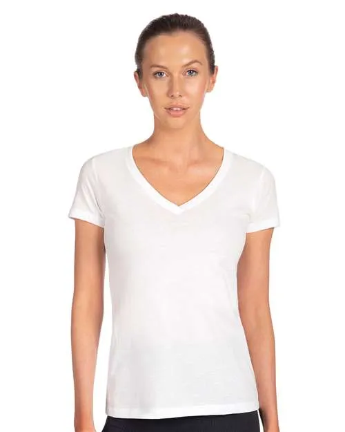 next-level-ideal-v-neck-t-shirt-1540 White
