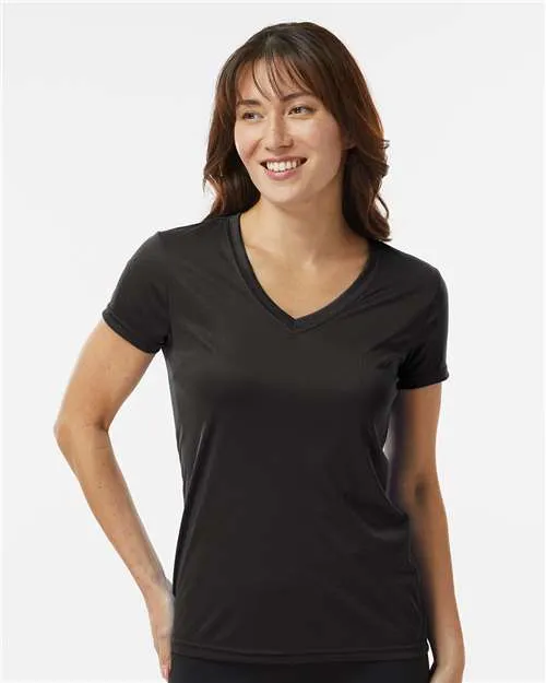 paragon-v-neck-t-shirt-ladies Black