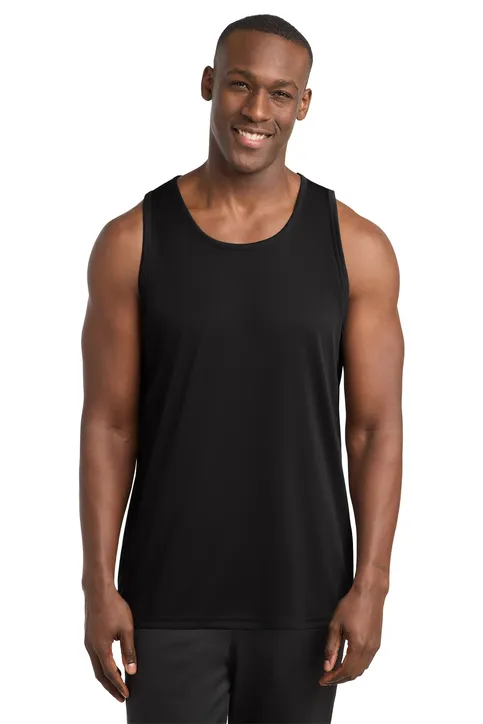 sport-tek-mens-posicharge-competitor-tank-st356 Black