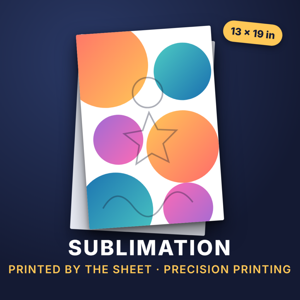 Sublimation Print Sheet - 13 x 19 in